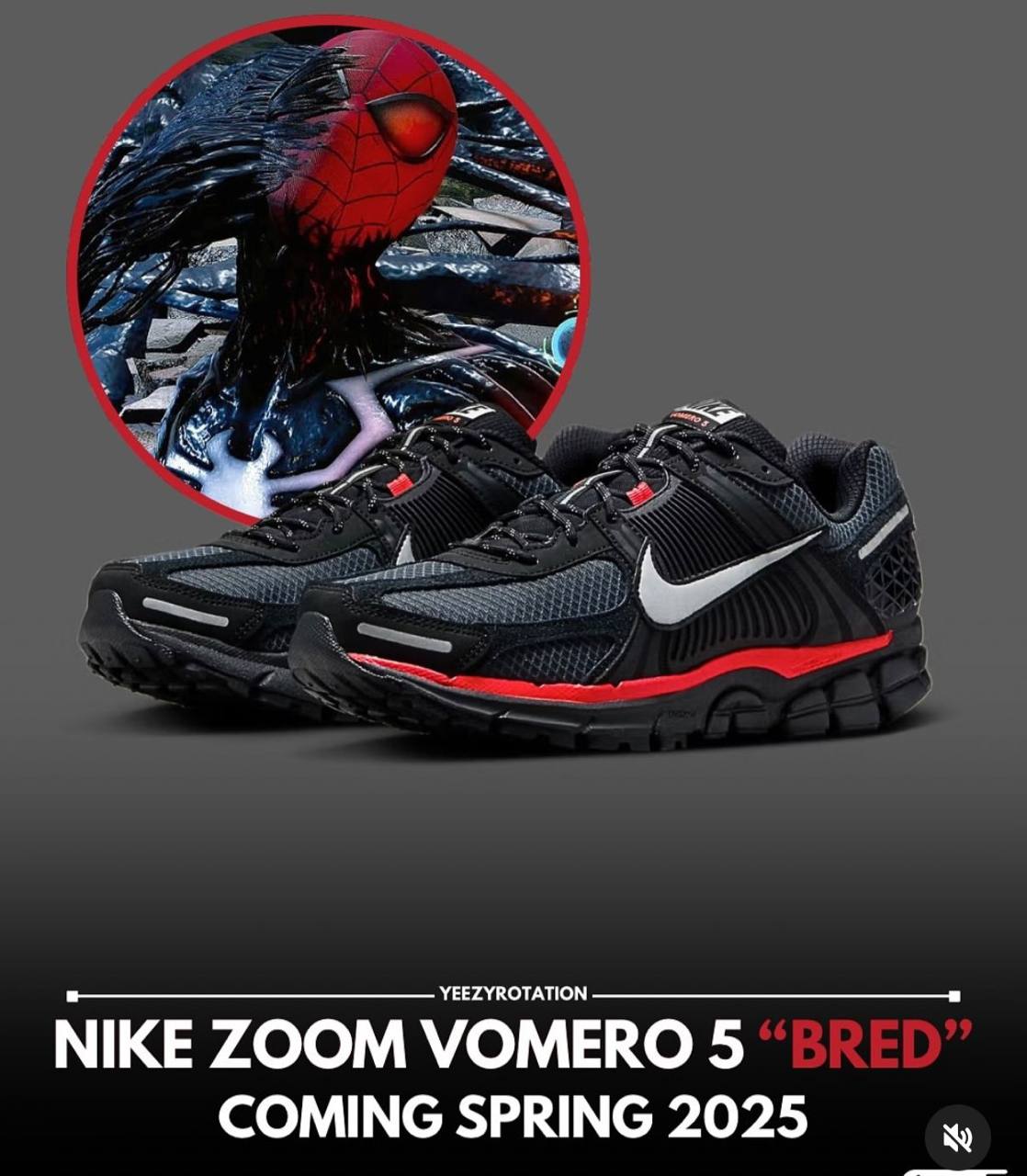 NIKE ZOOM VOMERO BRED SPIDER-MAN