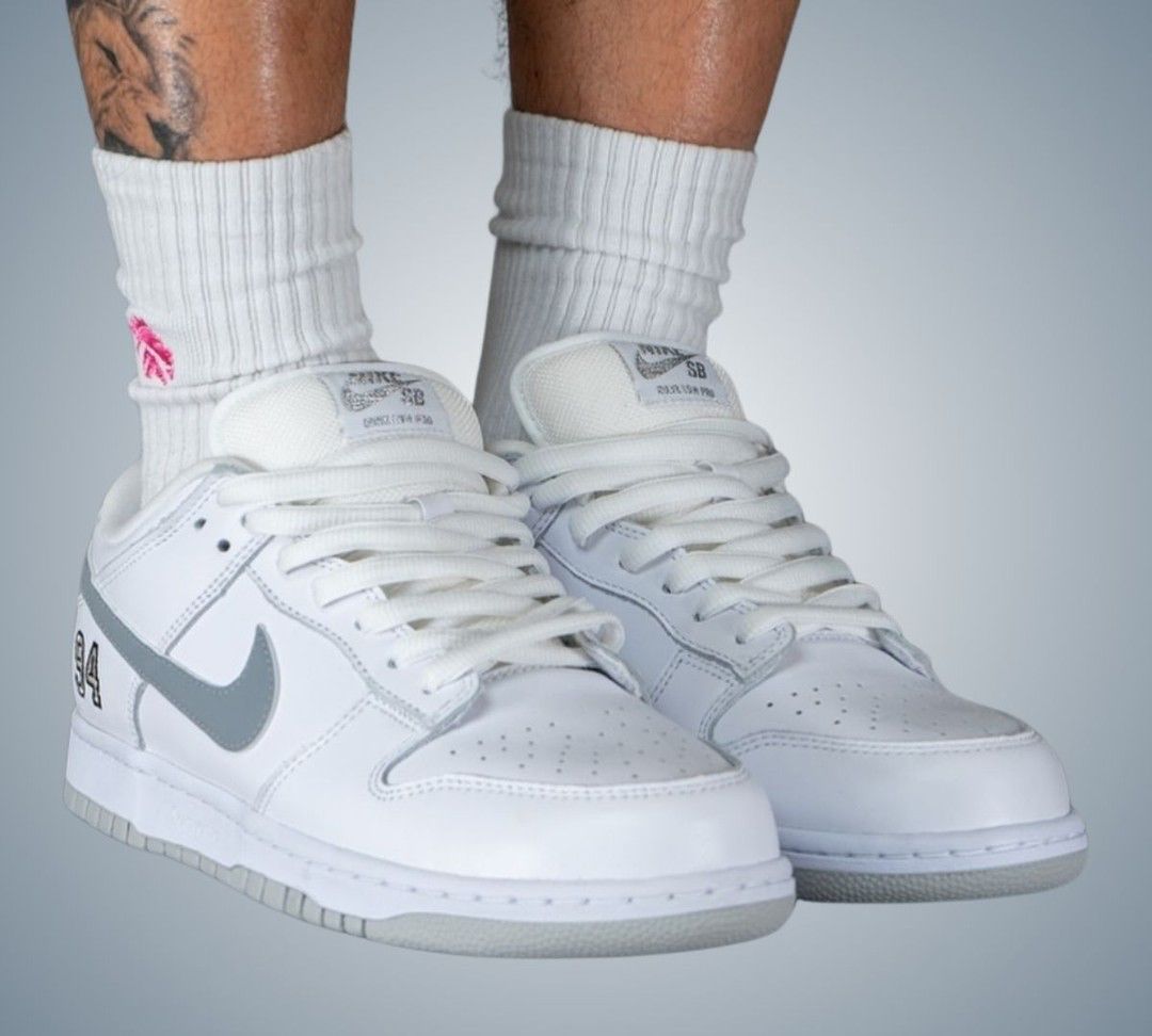 NIKE SB DUNK SUPREME 94 WHITE GREY