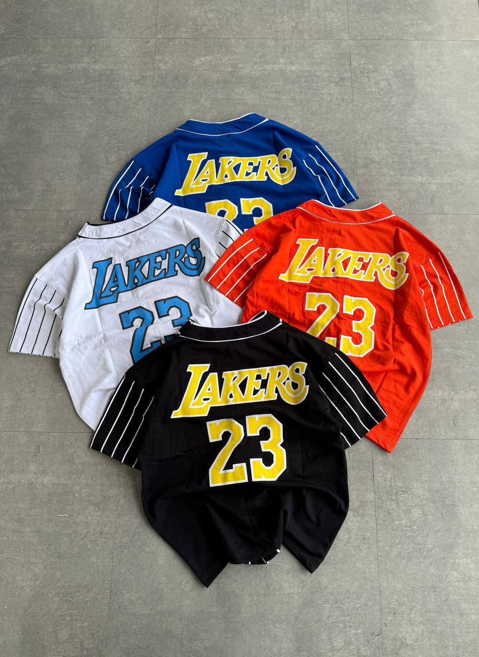 LA Lakers #23 Baseball Jersey Shirt – Stylish NBA Fan Edition