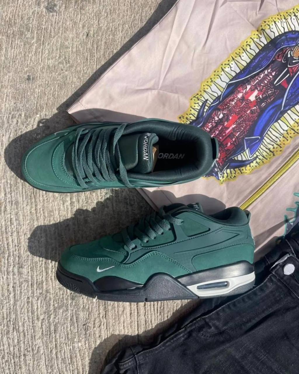 AIR JORDANS 4 RM NIGEL PRO GREEN EDTN