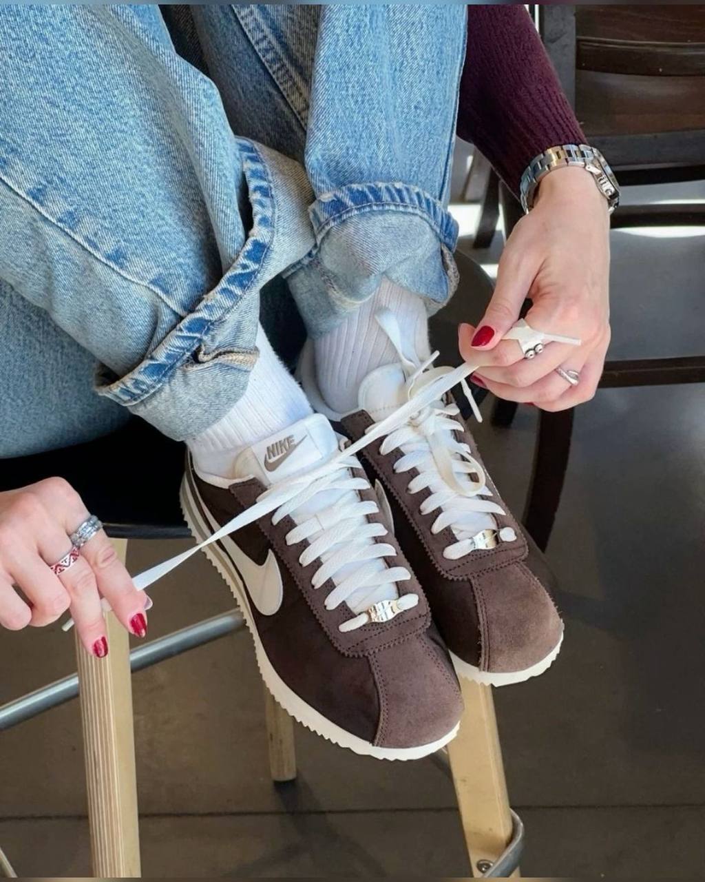 NIKE CORTEZ BARBEQUE BROWN