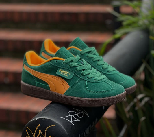 PUMA PALERMO GREEN ORANGE