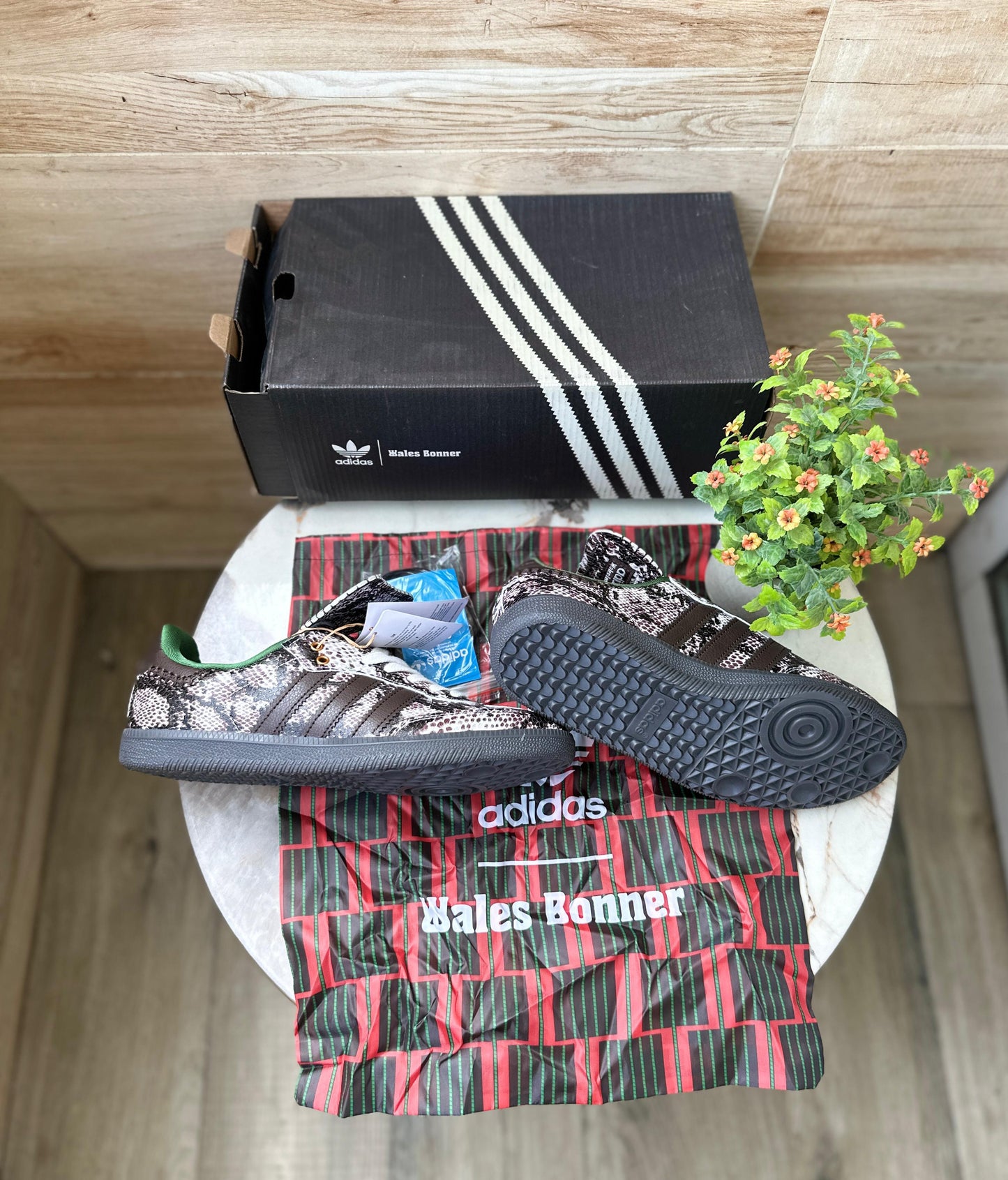 ADIDAS ORIGINALS SAMBA WALES AND BONER SNAKE SKIN