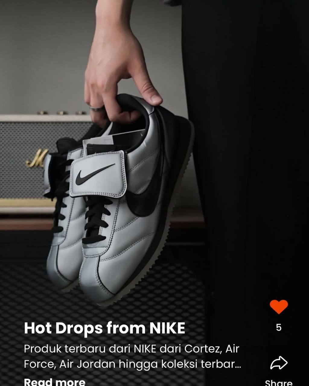 NIKE CORTEZ SE TIEMPO GREY